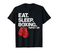 Gants de Boxe Eat Sleep Boxing Perfect Day Boxer, Fighter Gym T-Shirt