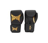 Tapout Ragtown Leather Artificial Boxing Gloves Noir 10 oz