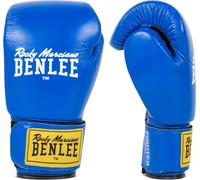 Gants de boxe en cuir FIGHTER Blue/Black 10 oz BENLEE