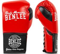 Gants de boxe en cuir TYPHOON Red/Black 10 oz R BENLEE