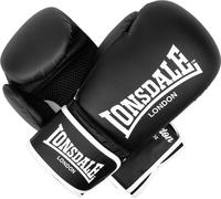 Gants de boxe en similicuir ASHDON noir/blanc 10 oz Lonsdale