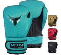 Gants de Boxe Enfant - Mytra Fusion - Turquoise - Simili cuir - EVA-LUTION Foam - Mixte 4 OZ