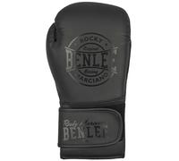 BenLee Rocky Marciano – Gants de boxe Black Label Nero pour hommes – Cuir – Noir 454 g EU