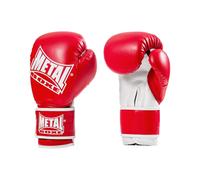 Metal Boxe Gants de Boxe Entraînement Rouge 12 oz