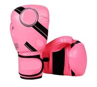Gants de Boxe Équipement de Boxe Gants 16 oz Sacs Sable Professionnels Entraînement Frappe Muay Thai for Hommes et Femmes(Pink,16oz)