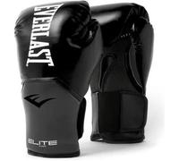 Gants de boxe - Everlast - Pro Styl Eli - Noir/Gris - Cuir synthétique - Confort optimal 14 OZ