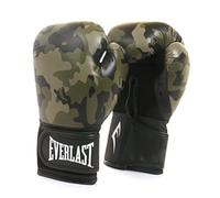 Gants de Boxe Everlast Spark 10oz, Gants de Boxe en Faux Cuir Camouflage pour Sacs, Travail au Poing et Cours de Fitness, système à Boucle et Crochet, Pouce Ergonomique et Mousse moulée par Injection