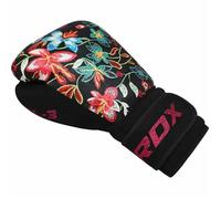 Gants de boxe femme RDX FL Noir 12oz