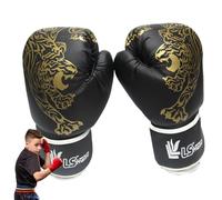 Gants de boxe, gants de boxe, gants de Muay Thai - Gants de boxe pour enfants Unisexe PSU Cuir imprimé Tigre Combat Protection des Mains Fitness Gants de sport pour homme
