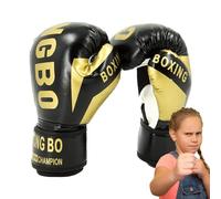 Gants de Boxe - Gants de Boxe MMA Punch Training Kids Thai pour Kickboxing Thai Punching Workout Fitness Sports Cadeau pour garçons Filles Jeunes Combattants Sac de Frappe
