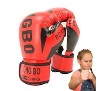 Gants de Boxe - Gants de Boxe MMA Punch Training Kids Thai pour Kickboxing Thai Punching Workout Fitness Sports Cadeau pour garçons Filles Jeunes Combattants Sac de Frappe