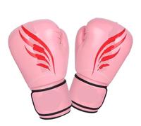 Gants de Boxe Gants de Boxe Professionnels 6/8/10/12 oz for Adultes, Gants d'entraînement Muay Thai Sanda, Combat, Sacs sablage, épais(Pink,8oz)