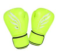 Gants de Boxe Gants de Boxe Professionnels 6/8/10/12 oz for Adultes, Gants d'entraînement Muay Thai Sanda, Combat, Sacs sablage, épais(Green,12oz)