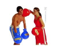 Gants de boxe gonflables - SMIFFY'S - Bleu - Adulte - Mixte