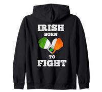 Gants de Boxe Irish Born to Fight St Patrick Day Shamrock Sweat à Capuche