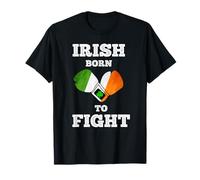 Gants de Boxe Irish Born to Fight St Patrick Day Shamrock T-Shirt