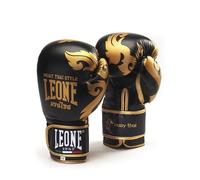 Gants De Boxe Leone Boxe Thaï16 Oz-16 Oz--16 Oz-Noir--------------Noir- Noir