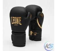 Leone1947 Gants de boxe B&G Noir/Doré 10 oz