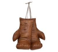 Gants de boxe ""Loft"" - marron - cuir 25x7x14 cm - Caramel - Atmosphera createur d'interieur