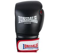 Gants de boxe Lonsdale Winstone - black/white/red - 16 oz 10 OZ