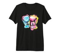 Gants de Boxe Look Cartoon Boxeur autodéfense T-Shirt Haut de Gamme