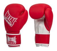Gants de boxe - METAL BOXE - Entraînement toutes disciplines - Rouge - Mousse injectée