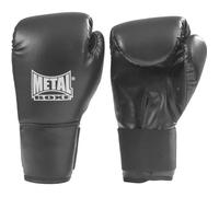 Metal Boxe - Gants de boxe - Gants initiation - Noir et rouge - 4 OZ - 4 à 7 ans