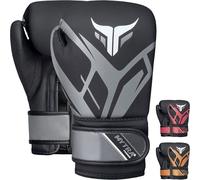 Gants de Boxe - Mytra Fusion - Junior - Paume ventilée - Cuir artificiel - Protection EVA-LUTION 4 OZ