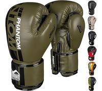 Gants de boxe Phantom APEX | MMA Boxe Thaï | Hommes (APEX - Army, 14 oz)
