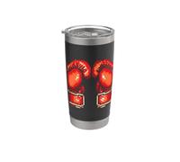 Gants de boxe Pixel Graphic Gobelet isotherme en acier inoxydable double paroi