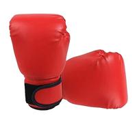Gants de boxe pour adultes et enfants, gants de boxe, kickboxing, arts martiaux mixtes, MMA sac lourd, gants d'entraînement de combat, rouge enfant