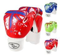 Gants de Boxe pour Enfants - 113,4 g, Gants de Boxe Junior, Gants d'entraînement pour Sac de Frappe, Cadeau pour garçons et Filles âgés de 5 à 12 Ans (Rouge)