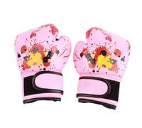 Gants de Boxe pour Enfants, Gants de Boxe en Cuir PU pour Enfants, Gants de Boxe pour Tout-Petits Respirants à Utiliser pour Les Enfants de 2 à 11 Ans (Rose)