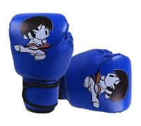 Gants de boxe pour enfants - Style dessin animé coloré, gants en cuir PU résistant | Gants d'entraînement rembourrés doux, ajustement sûr pour les cours de Muay Thai, la pratique du kickboxing et les