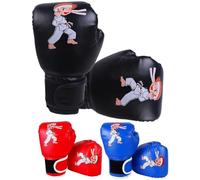 Gants de Boxe pour - Équipement d'entraînement pour - Guide d'exercices | Gants de Boxe de Dessin animé pour - Gants de Frappe pour Sac d'entraînement J