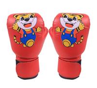 Gants de boxe pour garçons - Gants de boxe d'entraînement pour garçons en cuir PU, gants de sparring légers pour enfants avec motif de dessin animé | Gants de boxe respirants pour kickboxing giov