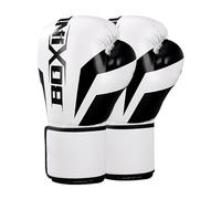 Gants de boxe pour homme et femme - Gants de frappe lourds, paume ventilée avec sangles réglables | Construction en polyuréthane et mousse, cuir | Gants d'entraînement de 226,8 g et 283,5 g pour boxe