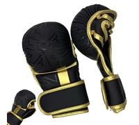 Gants de boxe pour homme - Gants de boxe - Gants de kickboxing | Mitaines rembourrées réglables pour entraînement de perforation des sacs lourds, entraînement, fitness, entraînement, équipement