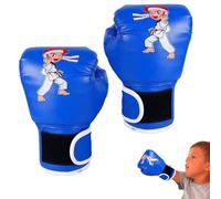 Gants de boxe pour jeunes - Entraînement sportif pour enfants - Moufles de dessin animé - Avec protection du poignet pour 3 à 13 ans - Char pour exercices de fitness - Sparring confortable - Style