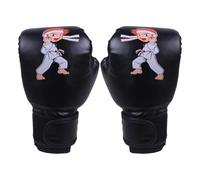 Gants de Boxe pour - PU 17 x 25 cm | Moufles de Frappe pour | Gants d'entraînement pour Jeunes avec Support de Poignet | Gants de Boxe Junior Thai pour Jeunes Kickboxing