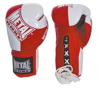 Gants de boxe pro Metal Boxe curtex - rouge - 14 oz 14 OZ