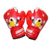 Gants de boxe réglables en cuir PU pour enfants, gants de combat, gants de protection des mains, équipement de boxe, entraînement sparring