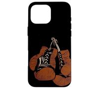 Gants de Boxe rétro Old Boxer Love Coque pour iPhone 16 Pro Max