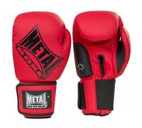 Gants De Boxe Super Entrainement /Compet Metal Boxe - 10 Oz - Rouge Rouge