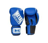 Gants De Boxe Super Entrainement/Compet Metal Boxe - Bleu Bleu