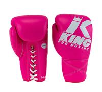 Gants de boxe Thaï King Pro Boxing XK LU Rose 16 oz