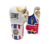 Leone1947 Gants Thai Style 10 oz Blanc Rouge Bleu