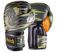 Gants de boxe Thaï motif vipère enfant 8 Weapons Vert 4 oz