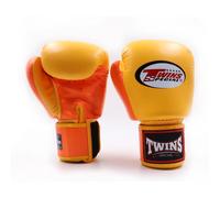 Gants de boxe Thaï Twins Special BGVL 3-2T Jaune 14 oz