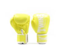 Gants de boxe Thaï Twins Special BGVL4P Jaune 14 oz